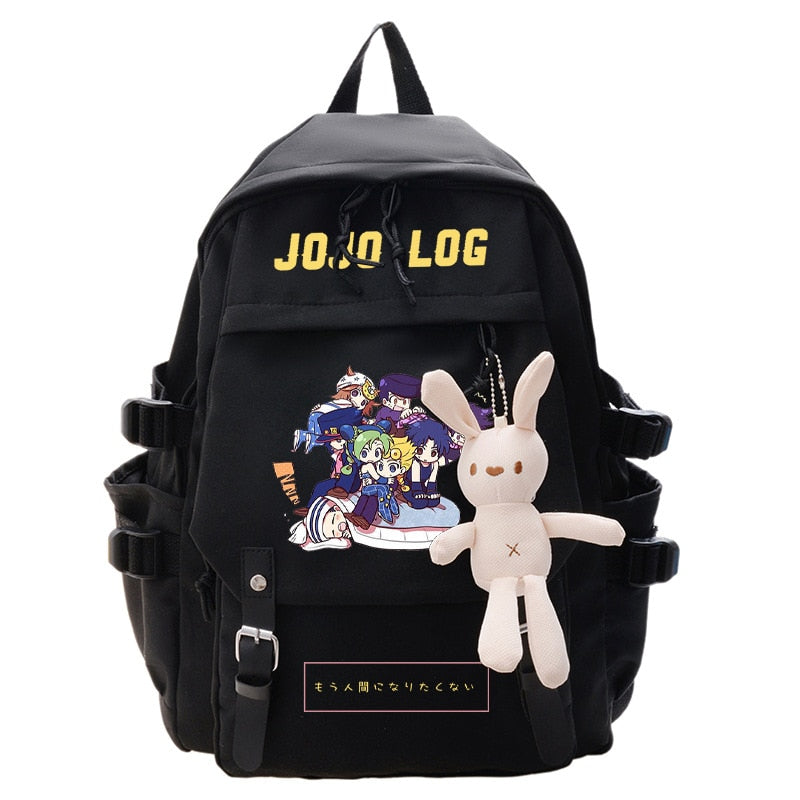 Anime Jojo's Bizarre Adventure Golden Experience Backpack Teenagers Schoolbag Students Book Bag Pocket Backpacks For Girls Boys