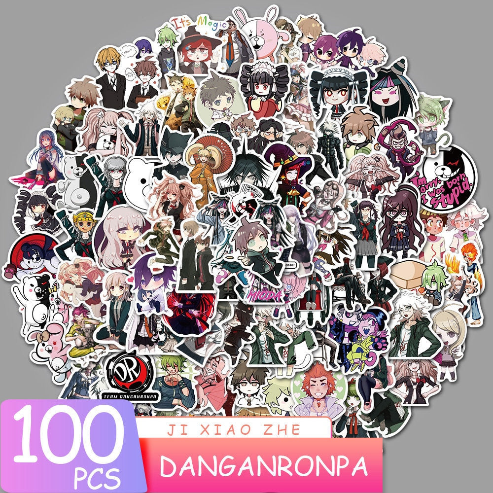 100pcs Varied Anime Stickers Attack on Titan / Spirited Away / Tokyo Avengers / Dragon Ball / Naruto Sticker Cute Sticker Pack