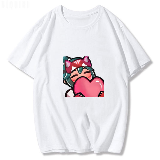 Overwatch 2 T Shirt 100% Cotton  Japanese Manga Anime TShirt Merch Gift O-neck Man and Woman T-shirt Fashion Cute Tees Harajuku