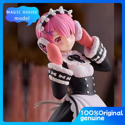 100% Original:GSC Pop Up Parade Re: Zero in a different world from zero Rem Ram 21cm 1/7 PVC Action Figure Anime Toys