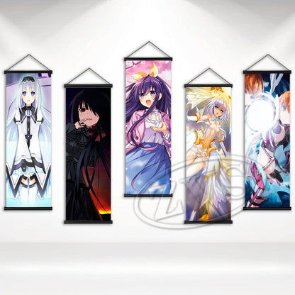 Classic Art Japanese Anime Poster Canvas Date a Live Painting HD Print Wall Home Cudros Hanging Scrolls Mural Bedroom Decoration