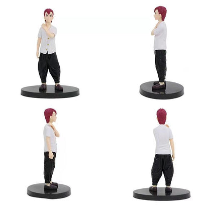 5pcs/set Tokyo Revengers Anime Figure Hanagaki Takemichi Mikey Draken Matsuno Chifuyu Baji Keisuke PVC Action Figure Model Doll