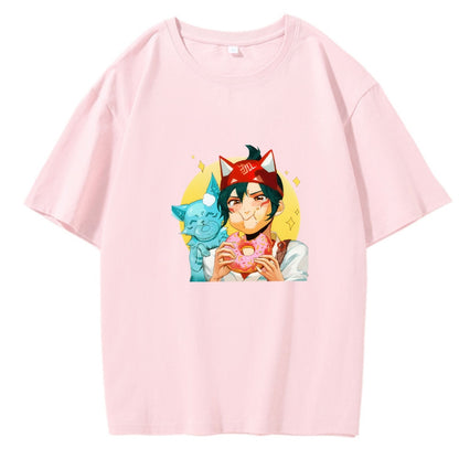 Overwatch 2 Anime T Shirt Men Women Round Neck Casual Oversized Graphic Tees Short Sleeve Tops Clothing Graphic Kawaii T-Shirt