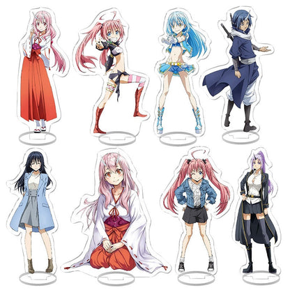 Anime That Time I Got Reincarnated As A Slime Tempest Rimuru Nava Milim Diablo Shuna Shion Benimaru Souei Acrylic Stand Model