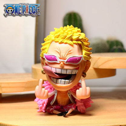 18cm One Piece Anime Figure Pirate Warriors Monkey D Luffy Roronoa Zoro Sanji Usopp Action Figures Collectible Model Toys