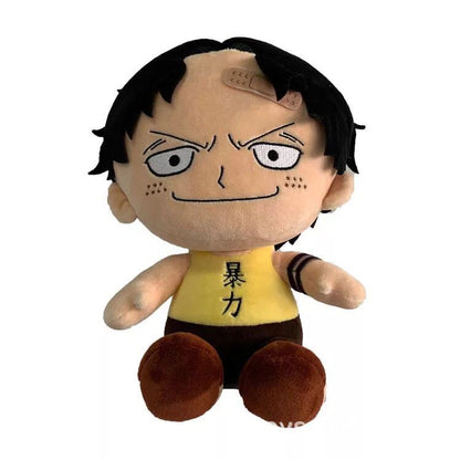 20cm One Piece Plush Toy Anime Tony Chopper Luffy Ace Pattern Soft Stuffed Plush Dolls Toys Cute Cartoon Chopper Doll Kids Gift