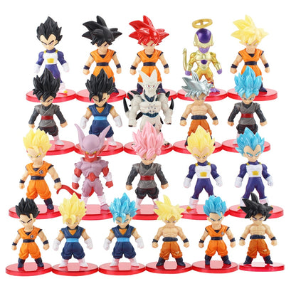 Dragon Ball Super Son Goku Vegeta Broly Buu Action Figure Dragon Ball Figure Set Anime Figurines Ultra Instinct Model Gifts Toys