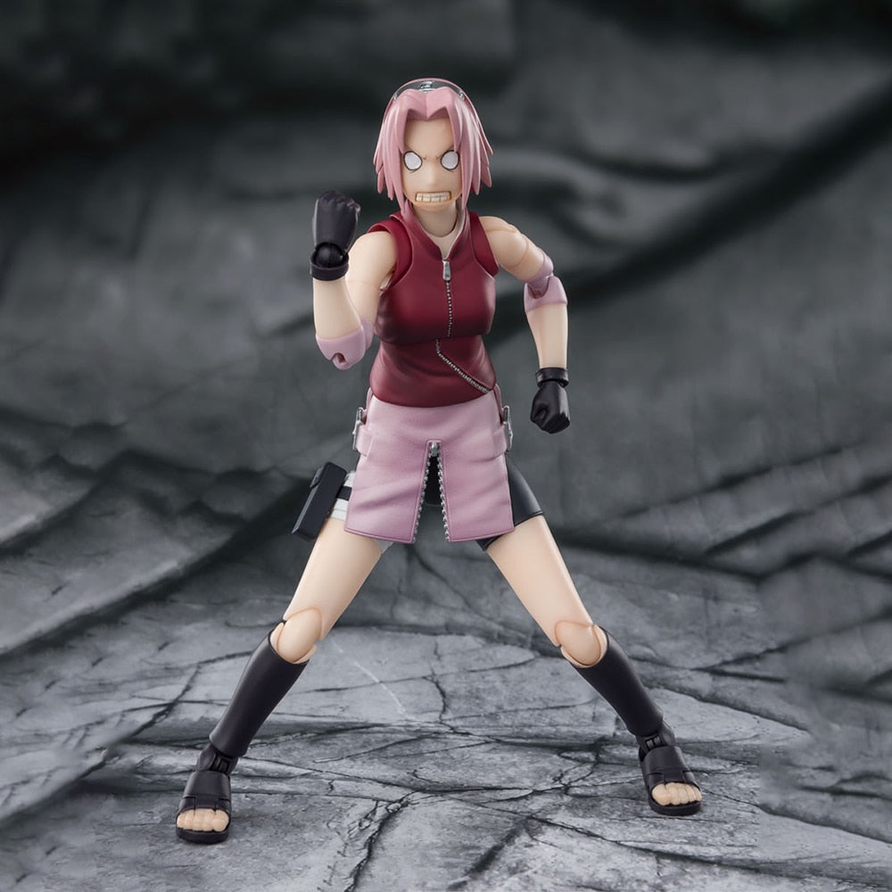 Bandai SHFiguarts 2.0 Naruto: Shippuden Kakashi Hatake Naruto Sasuke Sakura Uchiha Madara SHF Anime Figure Action Model Toy