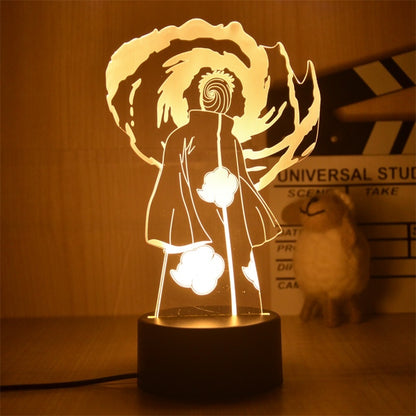 Anime Naruto Uzumaki LED Night Light  Kakashi Table lamp Toys Hatake Akatsuki Figures 3d Lamp Toys Birthday&amp;ChristmasGift