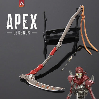 20pcs Apex Legends Heirloom Octane Game Keychain Weapon Butterfly Knife Biwon Blade Legacy Spear Kunai Raven Bite Model Kid Toys