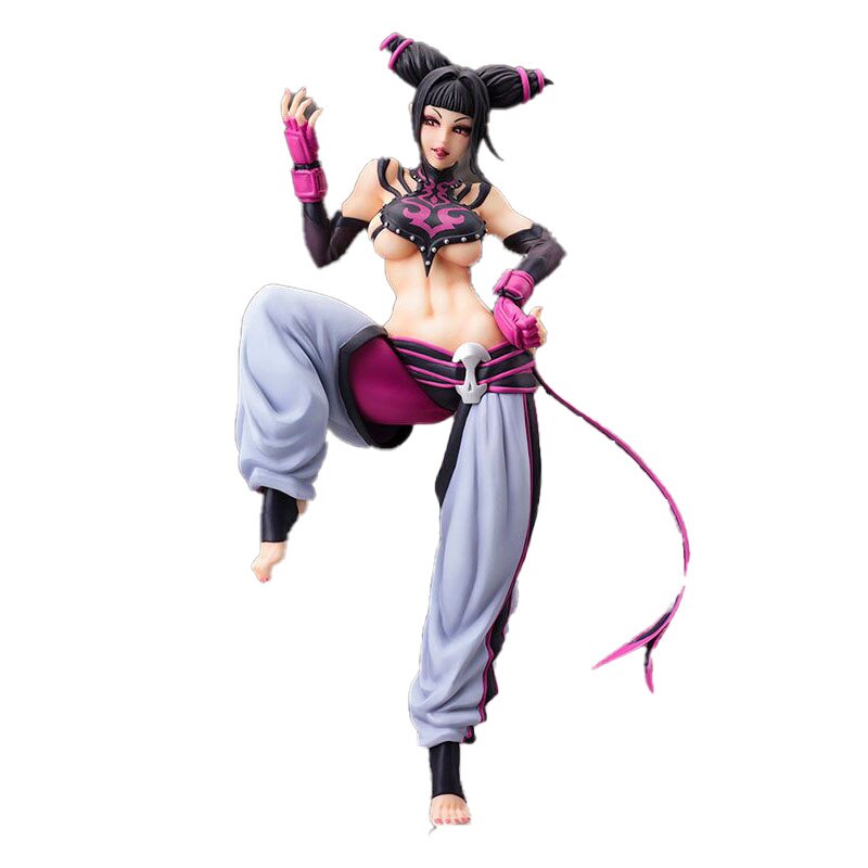 Stock Original Kotobukiya BISHOUJO STATUE Han Juri Street Fighter X Bishoujo Street Fighter Action Anime Figure Model Toys Doll