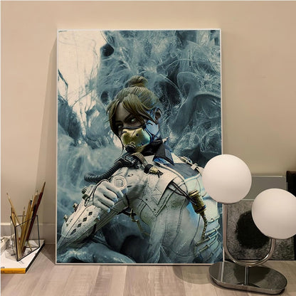 Apex Legends Game Anime Posters Kraft Paper Sticker DIY Room Bar Cafe Nordic Home Decor