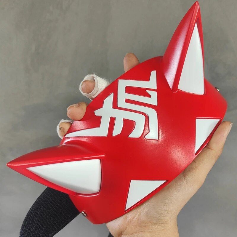 Anime Game Overwatch 2 Cosplay Kiriko Fox Mask Headband Adult Women Men New Funny Red Mask Halloween Christmas Party Gift Prop