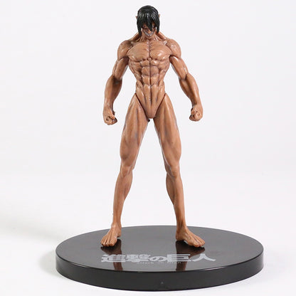 Figma Attack on Titan Eren Jaeger / Mikasa Ackerman / Levi Ackerman / PVC Action Figure Model Toy Figuirne