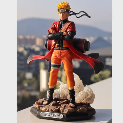 Uzumaki Naruto Naruto Sage Uzumaki Action Anime Figure PVC Toys Shippuden Collector Figurine Uchiha Sasuke Brinquedos Model Doll