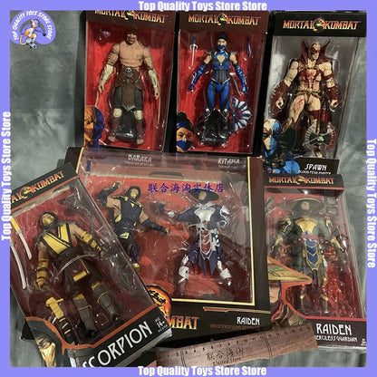 7inch Pvc Original Mcfarland Anime Figurine Scorpion Zero Kabal Mortal Kombat Action Figure Collect Model Kid Toy Gift