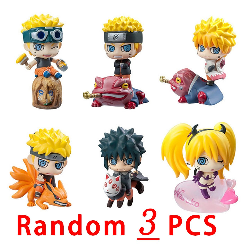 Naruto Shippuden Anime Model Figurine Sasuke Gaara POP Action Figure PVC Statue Collectible Toy  Decoration Doll Hand-made gifts