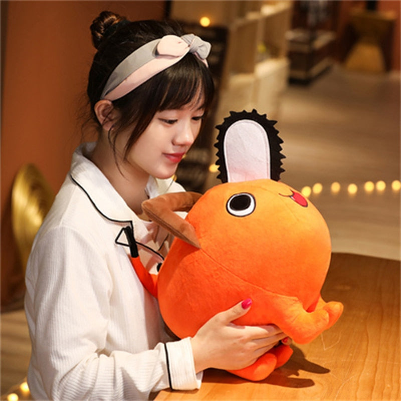 Anime Chainsaw Man Plush Doll Pochita Cosplay Cartoon Accessories 10CM 25CM 40CM Plush Toy Backpack Keychain Pendant Gifts 2023