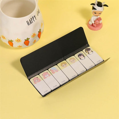 30 Sheets Anime Spy X Family Sticky Note Leave Message Memo Pad Stickers Tearable Memo Pads Notes Index Flags Tab Stationery