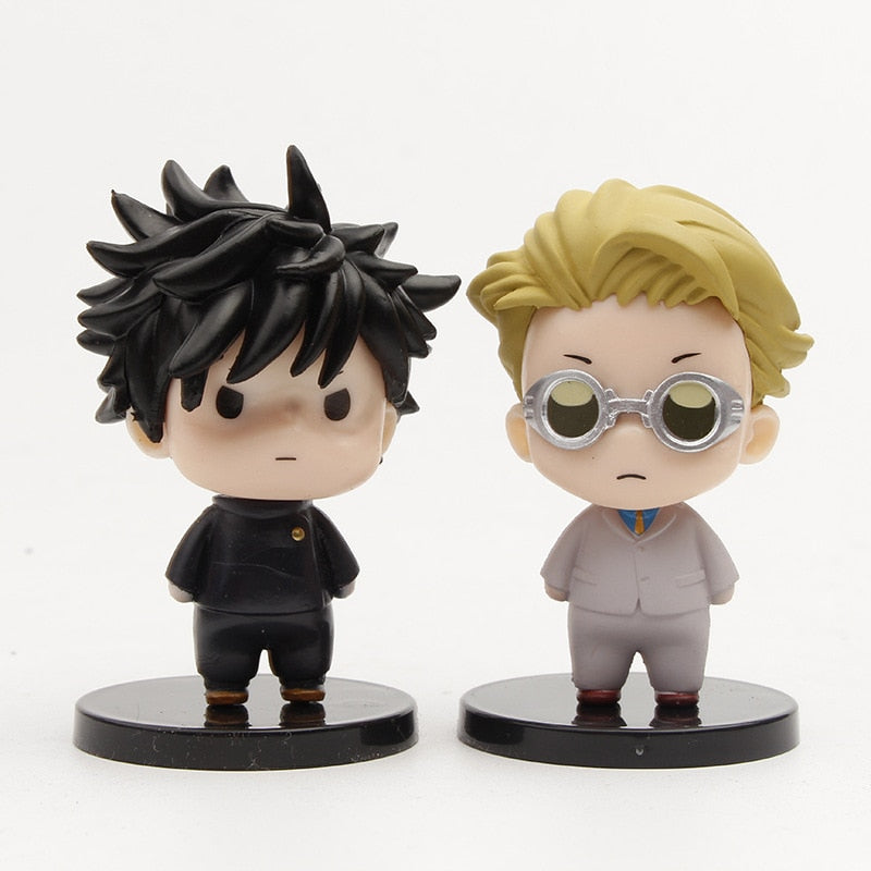 Anime Jujutsu Kaisen Figure Cute Version 8 Style Model Itadori Yuji Gojo Satoru Pvc Action Figure Modle Toys Kids Birthday Gifts