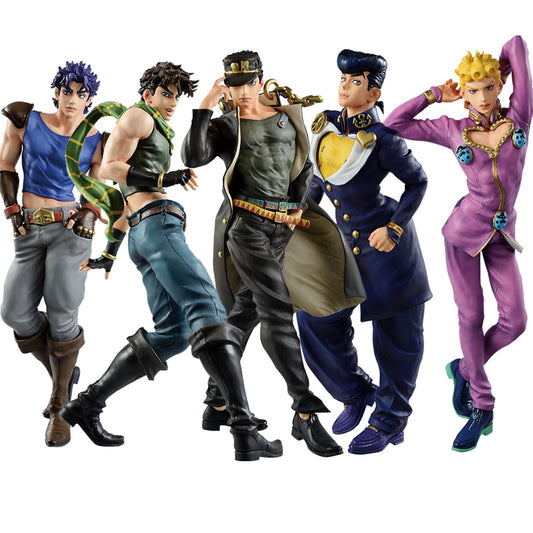 Judai Original Banpresto JoJo's Bizarre Adventure Masterlise Jonathan Joseph Jotaro Josuke Giorno PVC Action Figure Model Toys