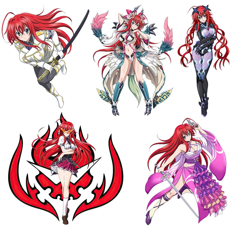 Three Ratels CDM384 High School DxD Rias Gremory Personalized anime sticker for home decoration laptop decals