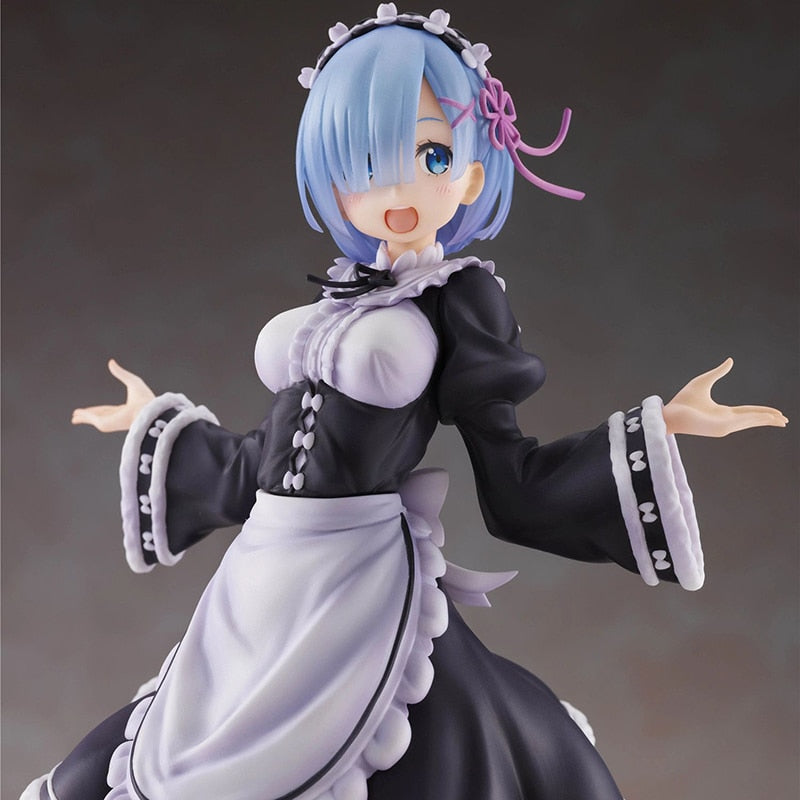 Judai 27cm Original Taito Artist Master Piece Re: Zero Starting Life in Another World Rem Maid PVC Action Figure Model Doll Toys